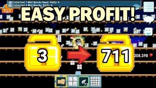 EASY WAY TO GET RICH IN GROWTOPIA 2024 (NO FARMING!!) | Growtopia Profit | Growtopia