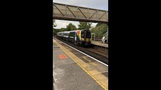 444019 - SWR’s Trainbow / Pride Livery Desiro Passes Ashurst New Forest at Speed!