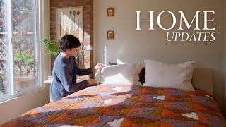 Home Updates | Bedroom styling, the perfect winter quilt, holiday decorating