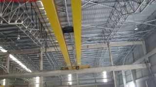 Overhead crane, electric hoist of hnks crane group in Pakistan customer's factory