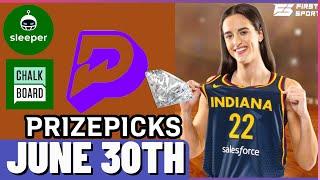 WNBA PRIZEPICKS | CHALKBOARD | SLEEPER | PROP PICKS | SUNDAY | 6/30/2024 | WNBA BETTING | BET PROPS