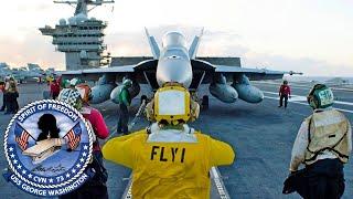 US-Marine, Geist der Freiheit. Flugzeugträger USS George Washington (CVN 73), Flugbetrieb.