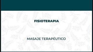 Masaje Terapéutico. Fisioterapia - FisioClinics Bilbao, Bilbo