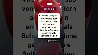 Der erste Computervirus wurde aus gutem Grund entwickelt! #technologie