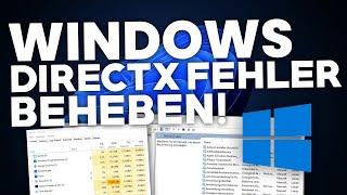 [2022] Windows: DIRECTX Fehler/Errors BEHEBEN! | Problemlösung | Deutsch