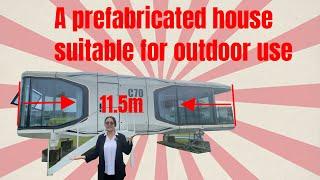 This is a prefabricated Tiny House that can replace a traditional house.