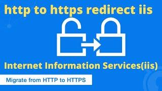 Steps for IIS Redirect HTTP to HTTPS (SSL Certificates)