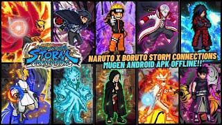 NEW!! NARUTO x BORUTO Ninja STORM Connections Mugen Android OFFLINE - BEST Characters Update 2024