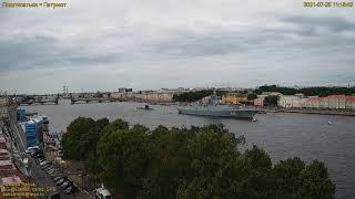 Парад в День ВМФ 2021, Санкт-Петербург, камера Dahua, Navy Parade, St. Petersburg, Russia