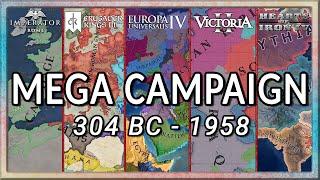 Ancient Empires Mega Campaign: Imperator Rome to CK3 to EU4 to Vicky 2 to HOI4 - 2262 yrs of history