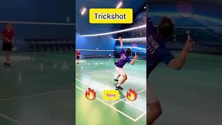 Trickshot  #shorts #badminton #trickshots #badmintontraining