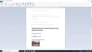 (Day 204) Project Parameter, Shared Parameter and Global Parameter