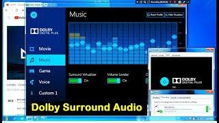 How to Install Dolby Surround Audio on Windows 7 (2018)