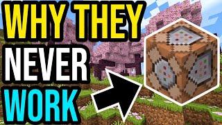 Why Command Blocks NEVER Work For YOU! | Minecraft Bedrock & Java!