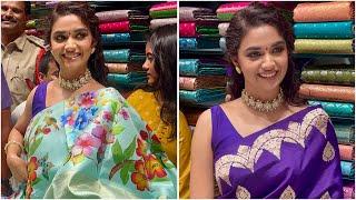 Keerthy Suresh at Mangalya Shoping Mall Opening | Keerthy at RTC cross Road | Keerthy Suresh