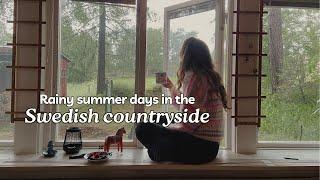 Rainy Days in the Swedish Countryside | A Cozy Vlog