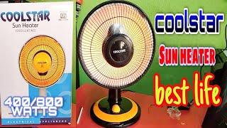 coolstar sun heater, model number :-Z-60, 400W/800W, room heater,