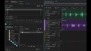 Adding audio effects in Audition