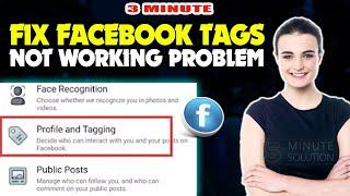 How to Fix Facebook Tags Not Working Problem on android/iphone 2024