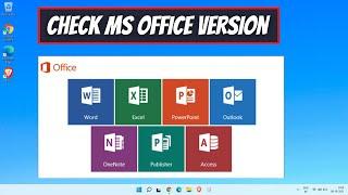 How To Check Microsoft Office Version | How To Check Microsoft Word Version