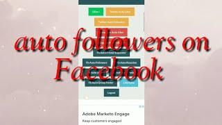 How to auto followers on Facebook easy way