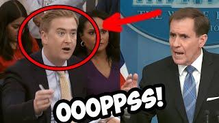 PETER DOOCY was KING at BRIFFING!