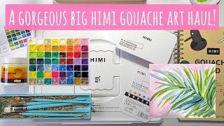 A Big HIMI GOUACHE Art Haul, Review & Comparison With Professional Gouache Paints (W&N & Holbein)