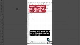 PDF to excel convert #shortfeed #ytshorts #treanding #shorts #msexcel #mumbai #viralvideo #most
