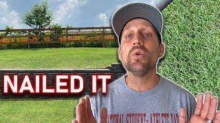 Use LAWN FERTILIZER For Fast, Green Grass // 1 Week Results For Walmart Expert Gardener 10-10-10