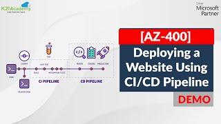 Continuous Integration, Continuous Deployment (CI-CD) with Azure DevOps | Deploying a website