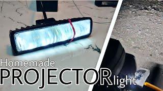 How to make Projector bar light for bike at home // Malik's Lab