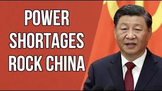 CHINA Power Shortages Damaging Economy & Industry as Hydro Output Falls & Chinese Industry Suffers