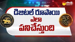 How Digital Rupee Works | Digital Rupee in Telugu | Sakshi TV Business