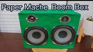 Will it work? Paper Mache Boom Box. ( Speaker )