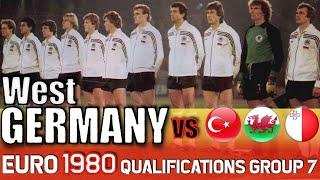 West Germany Euro 1980 All Qualification Matches Highlights | Road to Italy | Die Mannschaft