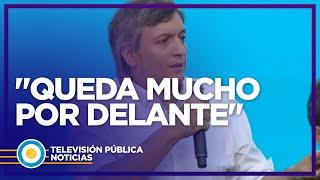 Máximo Kirchner en el acto del FdT en La Plata