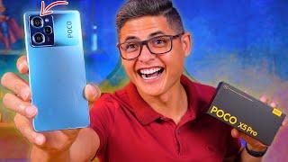 ELE CHEGOU! POCO X5 PRO da XIAOMI, um SMARTPHONE com 108MP de CÂMERA! Unboxing e Impressões