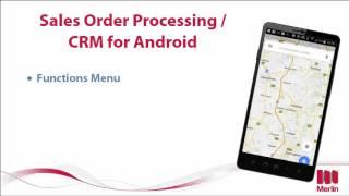 Merlin Sales Order Processing & CRM for Android