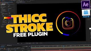 After Effects Thicc Stroke Free Plugin Tutorial