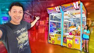 We Played EVERY Claw Machine in this GIANT Arcade!
