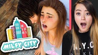 WELCOME TO MILFY CITY - Girlfriend Reacts to Adult Games