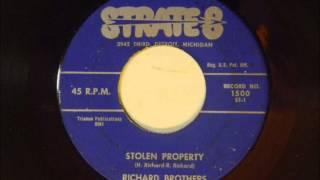 Richard Brothers "Stolen Property" - Fortune Records - RARE 1959 Detroit Blues