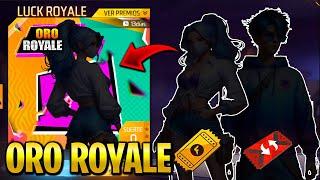 Oficial NUEVO Oro Royale, Skin Token FF y LUCK Diamante EN FREE FIRE NUEVA ACTUALIZACION