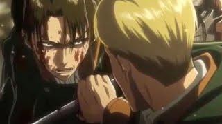 Levi tries to kill Erwin | Attack On Titan OVA 5