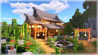 Minecraft: How to Build a Large Japanese House (Minecraft Build Tutorial)