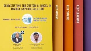 Demystifying the Custom AI model in Invoice Capture Solution