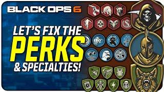 How I'd Fix the Perks and Combat Specialties in Black Ops 6!