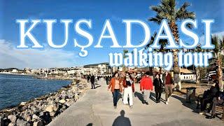 Walk in Kuşadası City Center 2020 4k Turkey