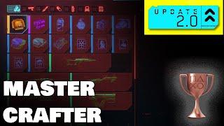 Cyberpunk 2077 (Version 2.0) Master Crafter Trophy Guide (Easiest Method)