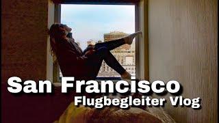 First Falafel & Raining Day in San Francisco - Flugbegleiter Vlog / andreaabaam